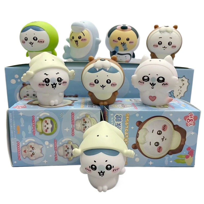 Aquarium Marine - 8 stuks/doos Kawaii Chiikawa Aquarium Blind