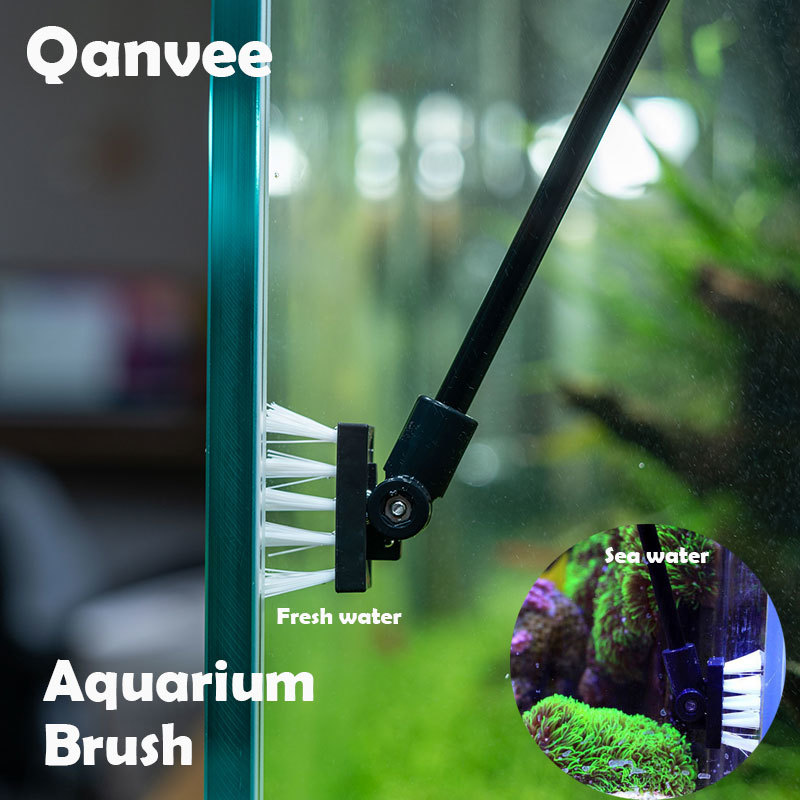 Marine Aquarium Glass Cleaner - Vissen Reinigingsborstel Plantentank Vers Zeewater Reinigingsgereedschap