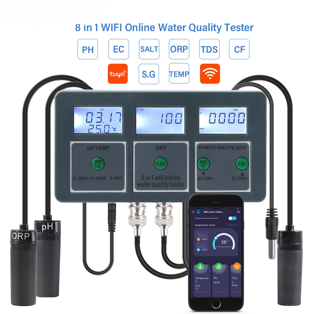 Aquarium Marine Salt - Tuya WiFi Digitale PH ORP TDS