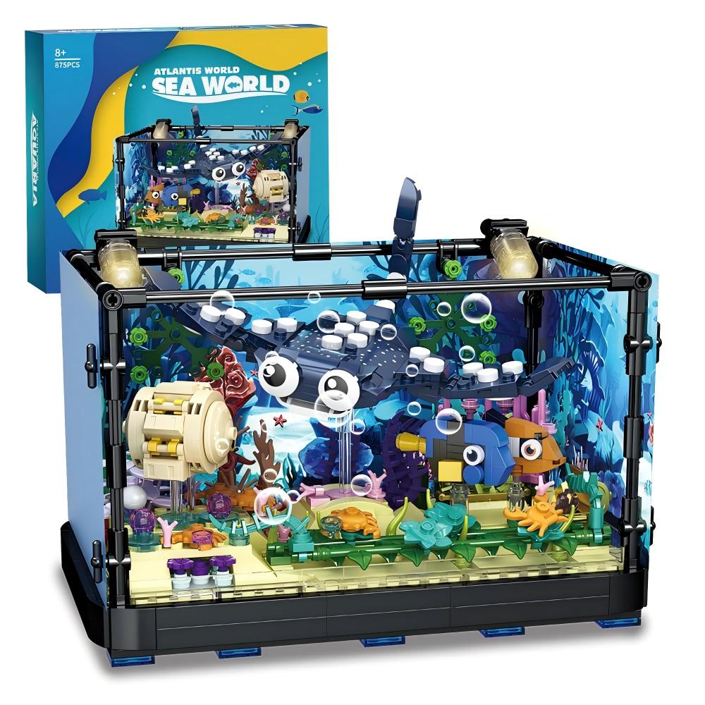 Marine Aquarium Aquascape - Visaquarium bouwset - Zeeaquarium speelgoed, kerst-,