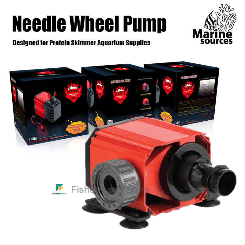 Marine Aquarium Aquascape - Red Devil naaldwielpomp ontworpen voor Protein