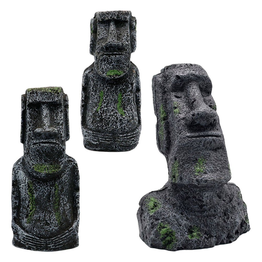 Aquarium Moai Standbeelden Paa - Aquarium Marine Tank recensie en prijs
