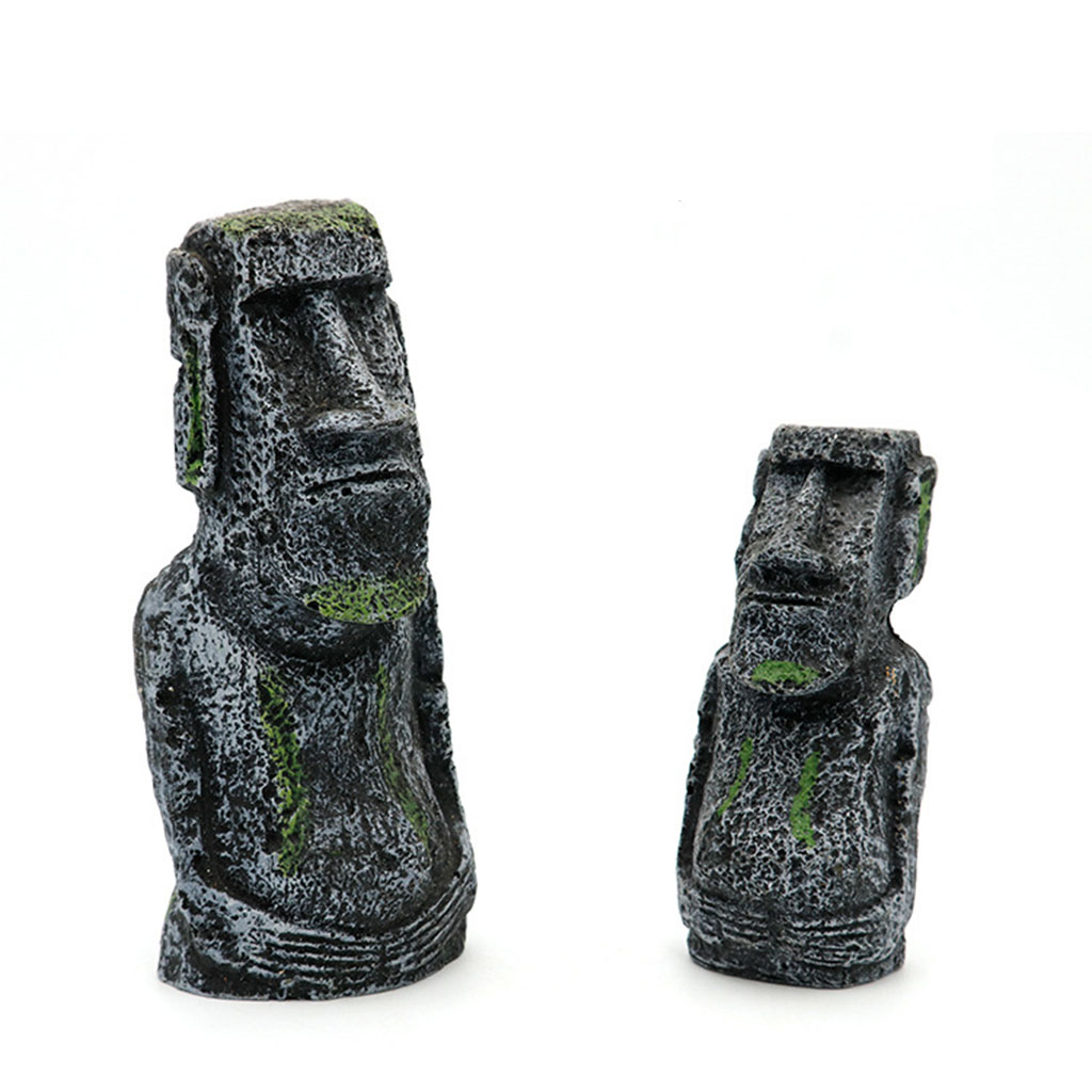 Aquarium Moai Standbeelden Paa - Aquarium Marine Tank recensie en prijs