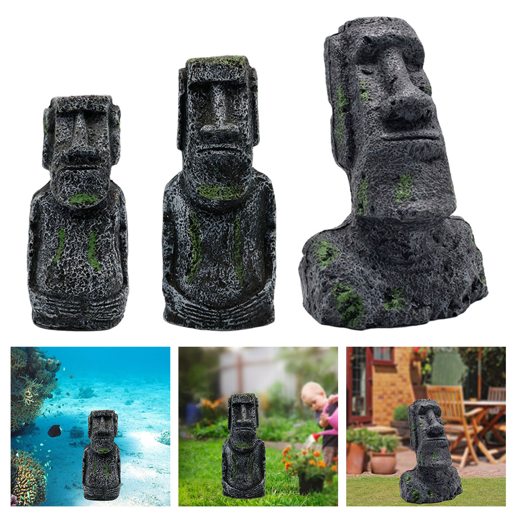 Aquarium Moai Standbeelden Paa - Aquarium Marine Tank recensie en prijs