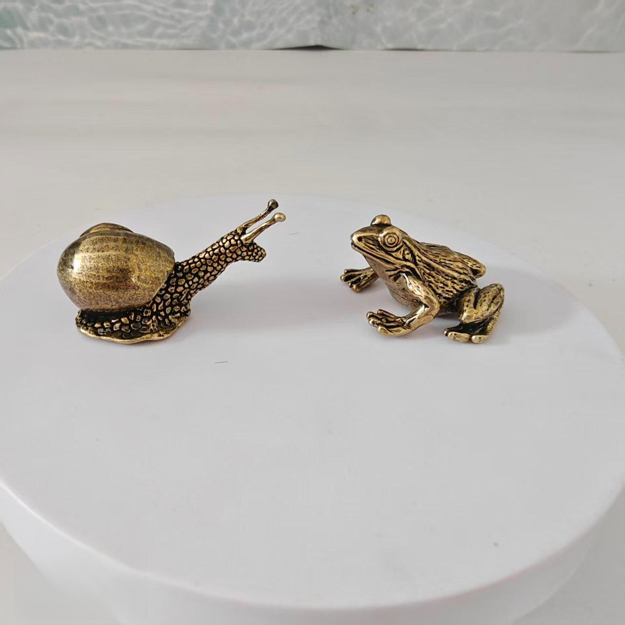 2 stuks messing mini-ornamente - Aquarium Marine Tank recensie en prijs