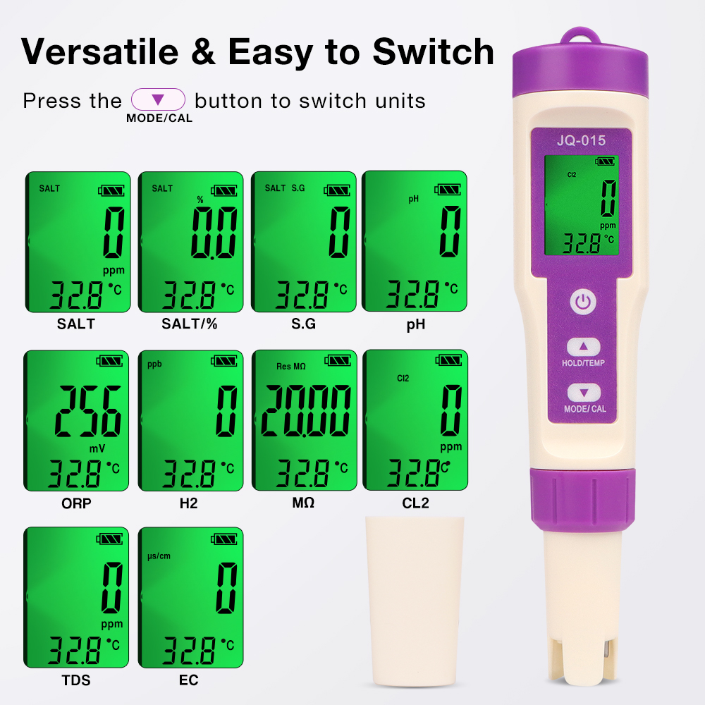Bluetooth 10-in-1 waterkwalite - Marine Aquarium Water Testing recensie en prijs