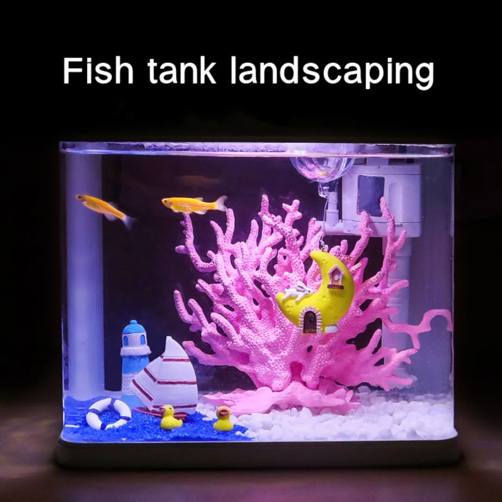 Aquariumsimulatie koraal ornam - Marine Aquarium Aquascape recensie en prijs