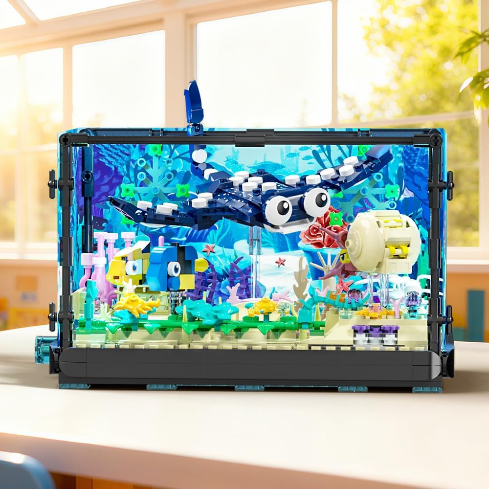Visaquarium bouwset - Zeeaquar - Marine Aquarium Aquascape recensie en prijs