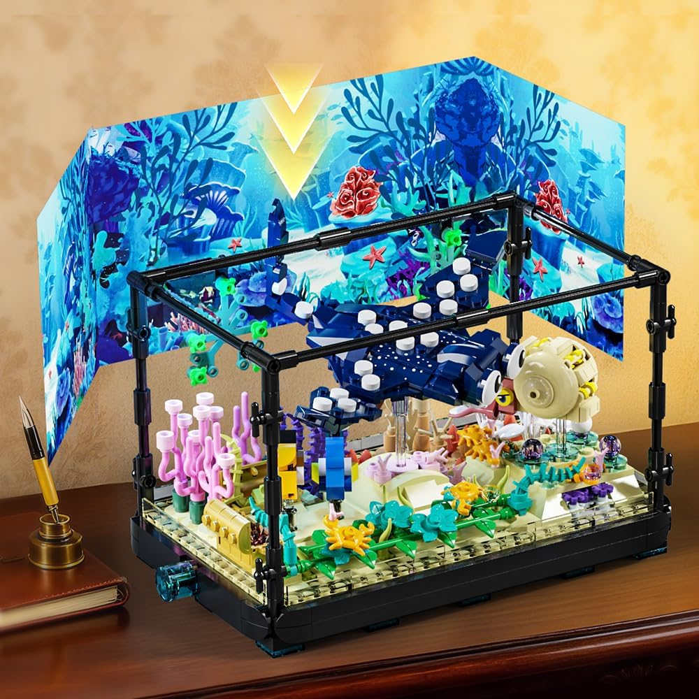 Visaquarium bouwset - Zeeaquar - Marine Aquarium Aquascape recensie en prijs