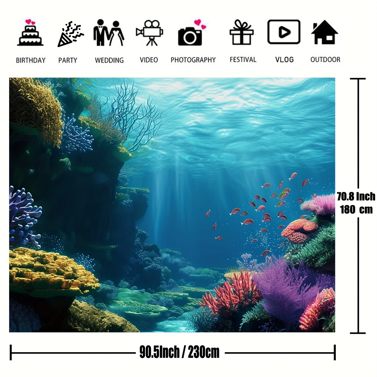 1 stuk onderwater koraalrif vi - Aquarium Marine recensie en prijs