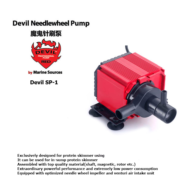 Red Devil naaldwielpomp ontwor - Marine Aquarium Aquascape recensie en prijs
