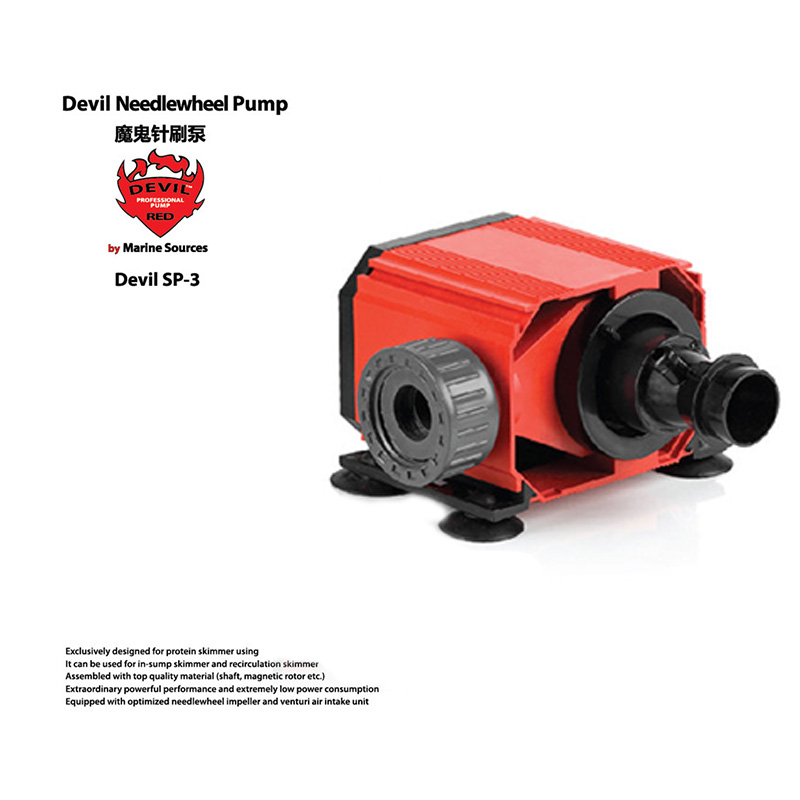 Red Devil naaldwielpomp ontwor - Marine Aquarium Aquascape recensie en prijs